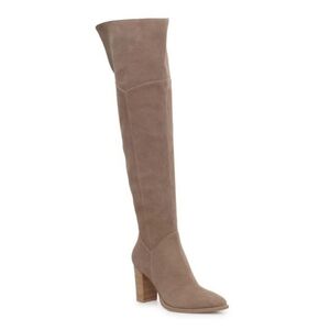 Crown Vintage Emira Over the Knee Taupe Boots